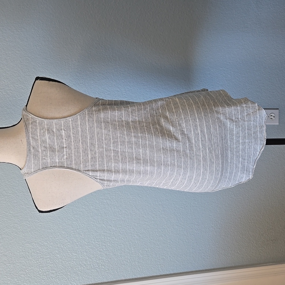 Frank & Eileen Lab Base Layer Racer Back Striped Tank Top Raw Rounded Hem MEDIUM - Picture 7 of 12